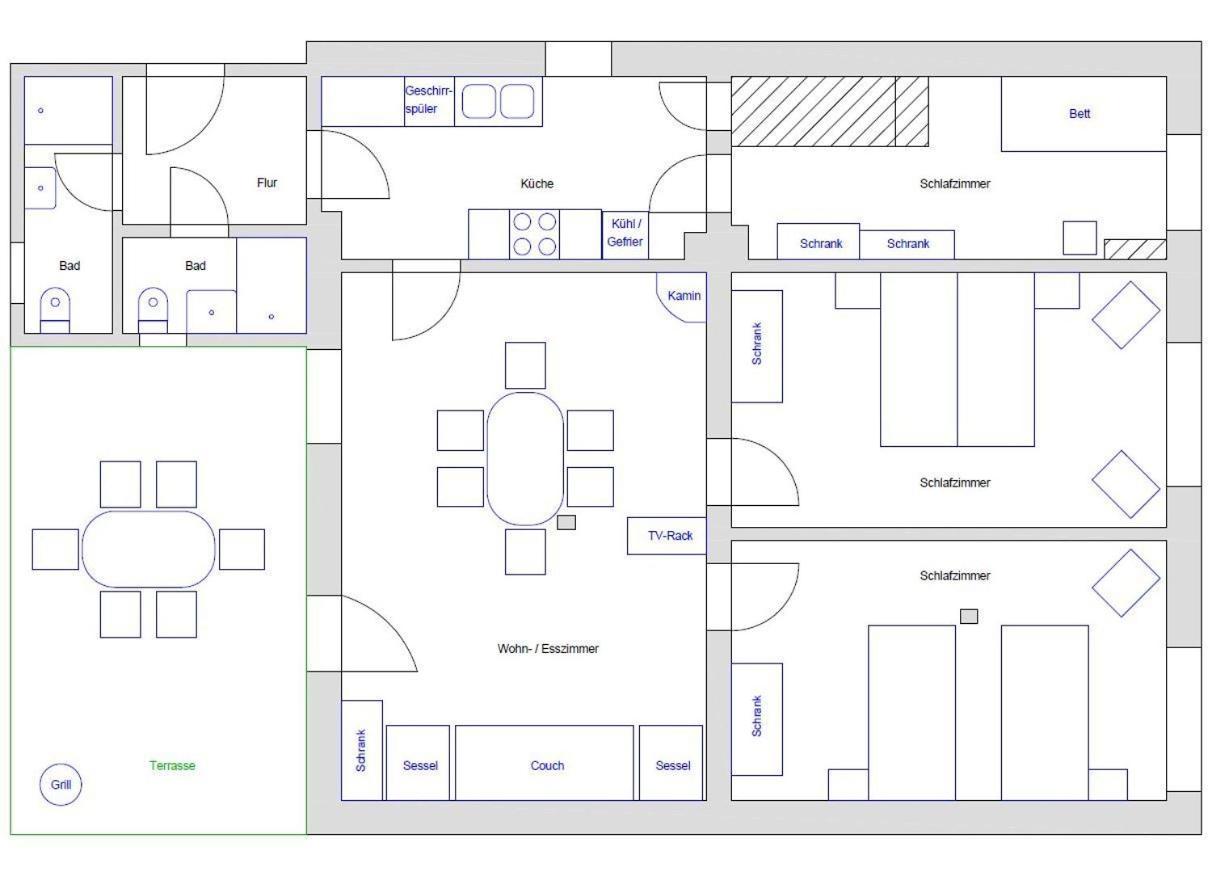Ferienhaus _Erika_ Familie Meier Boldekow Kültér fotó